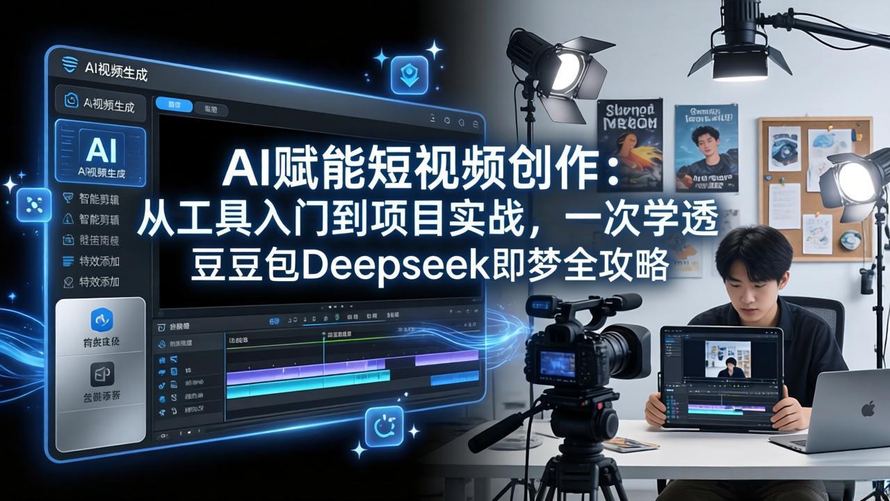 （17762期）AI赋能短视频创作：从工具入门到项目实战，一次学透豆包Deepseek即梦全攻略-悟空知识星球