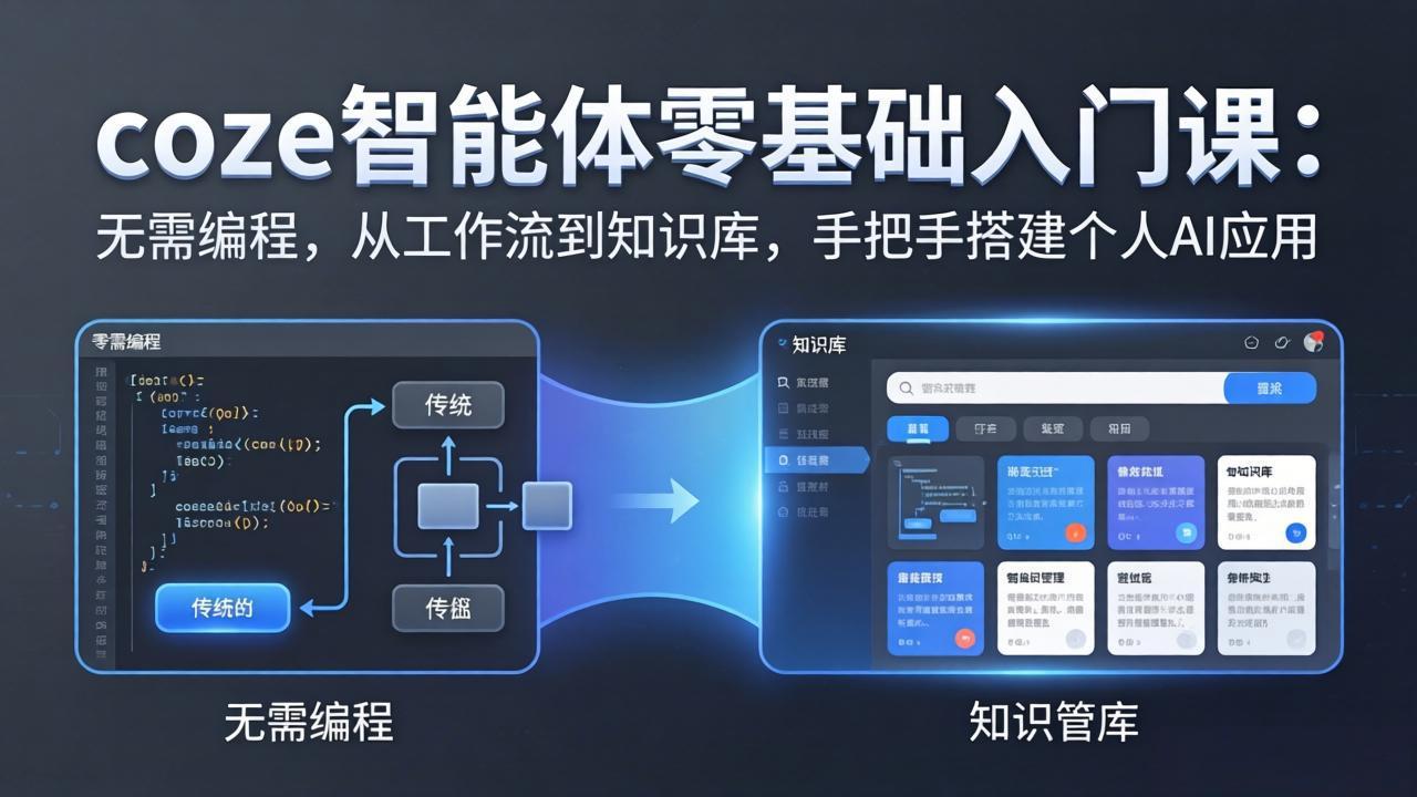 (17775期)coze智能体零基础入门课:无需编程,从工作流到知识库,手把手搭建个人AI应用-悟空知识星球