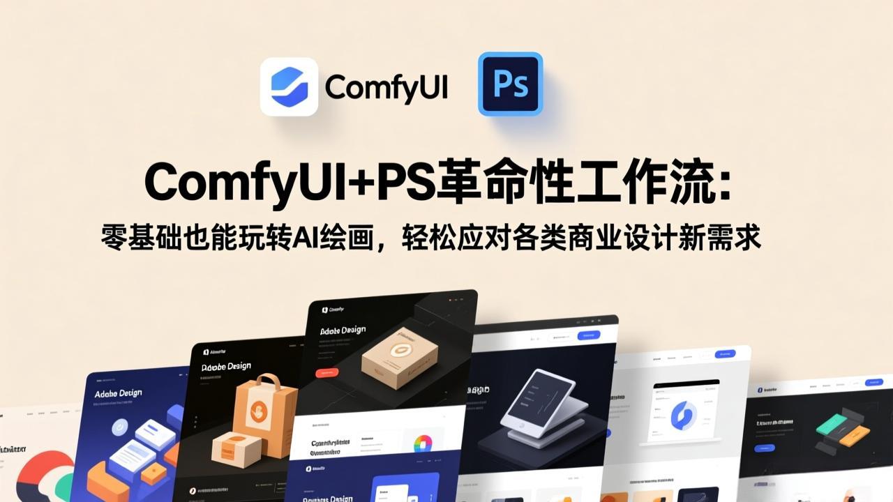 (17512期)ComfyUI+PS革命性工作流:零基础也能玩转AI绘画,轻松应对各类商业设计新需求-悟空知识星球