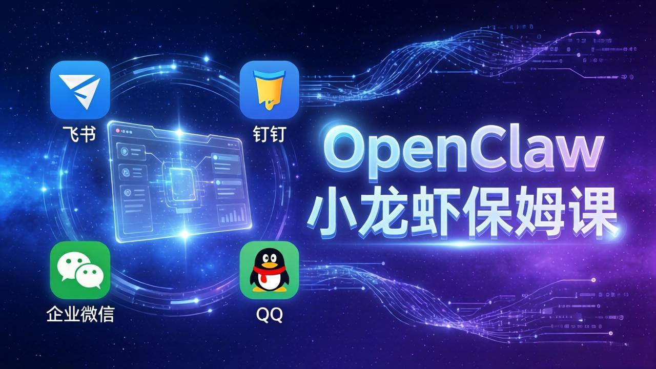(17614期)OpenClaw小龙虾保姆课: Windows/macOS/Linux/Docker全系统安装,飞书+钉钉+企业微信+QQ 全接入-悟空知识星球