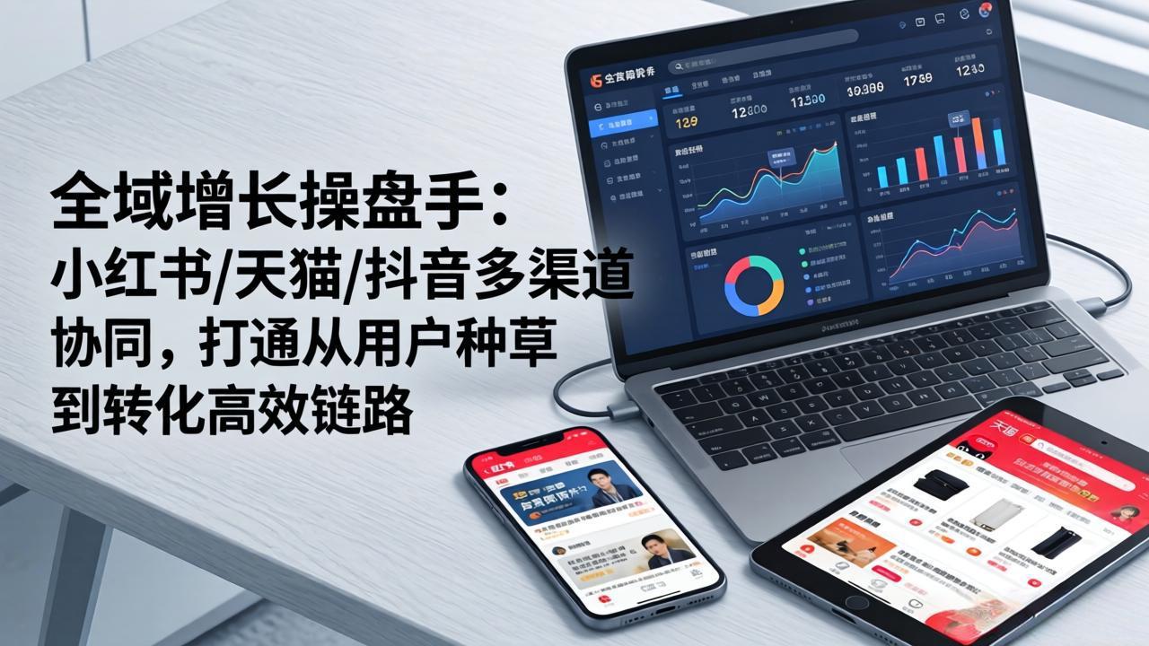 (17605期)全域增长操盘手:小红书/天猫/抖音多渠道协同,打通从用户种草到转化高效链路-悟空知识星球