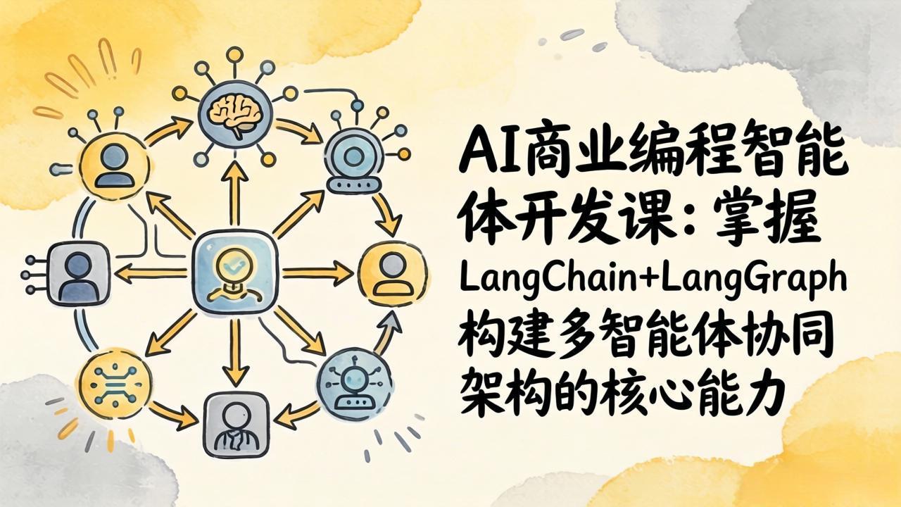 (17608期)AI商业编程智能体开发课:掌握LangChain+LangGraph构建多智能体协同架构的核心能力-悟空知识星球