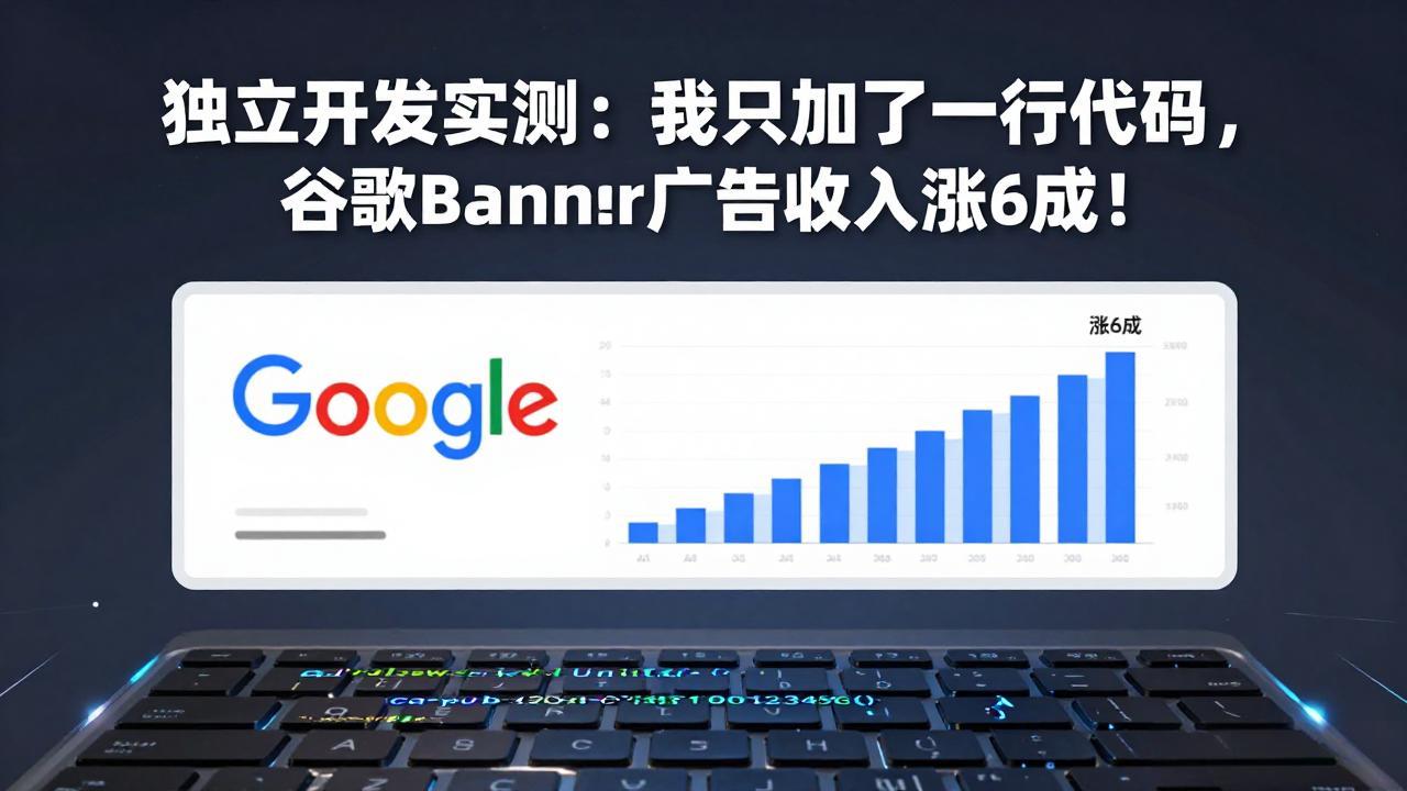 （17574期）付费文章：独立开发实测：我只加了一行代码，谷歌Banner广告收入涨6成！-悟空知识星球