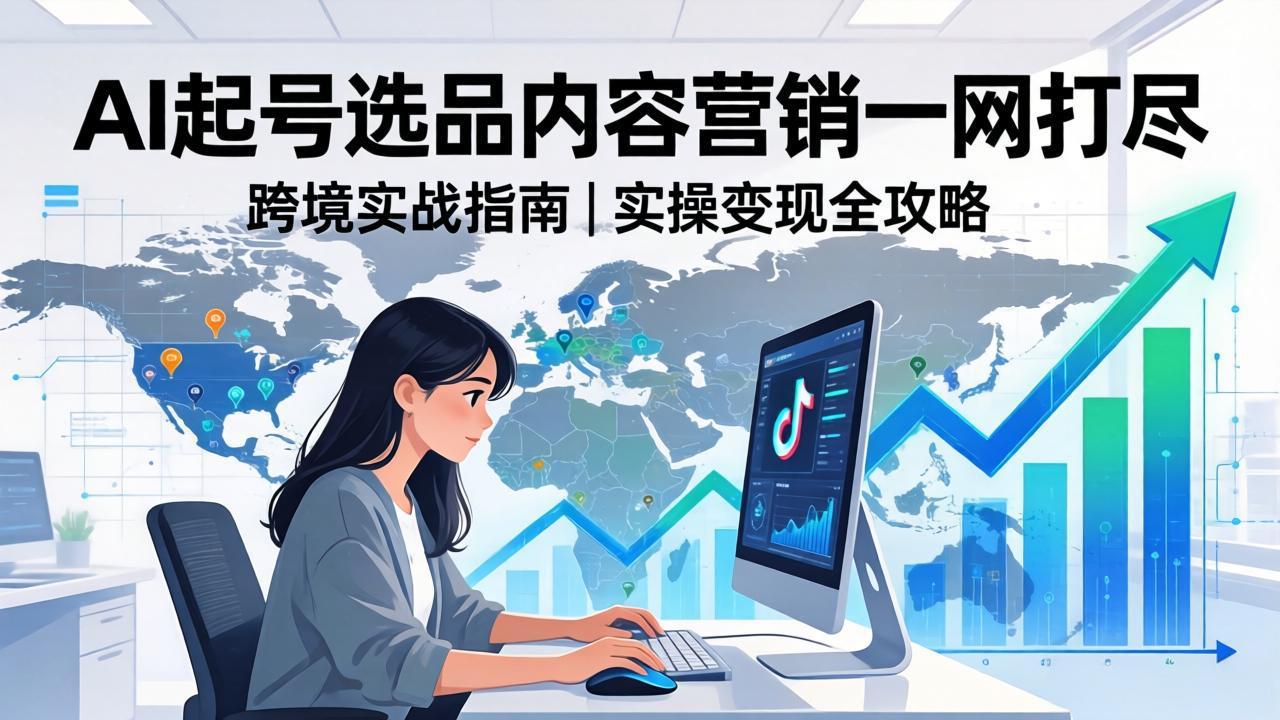 （17824期）2026 TikTok 跨境AI实操：从零基础到变现全流程，AI起号选品内容营销一网打尽-悟空知识星球
