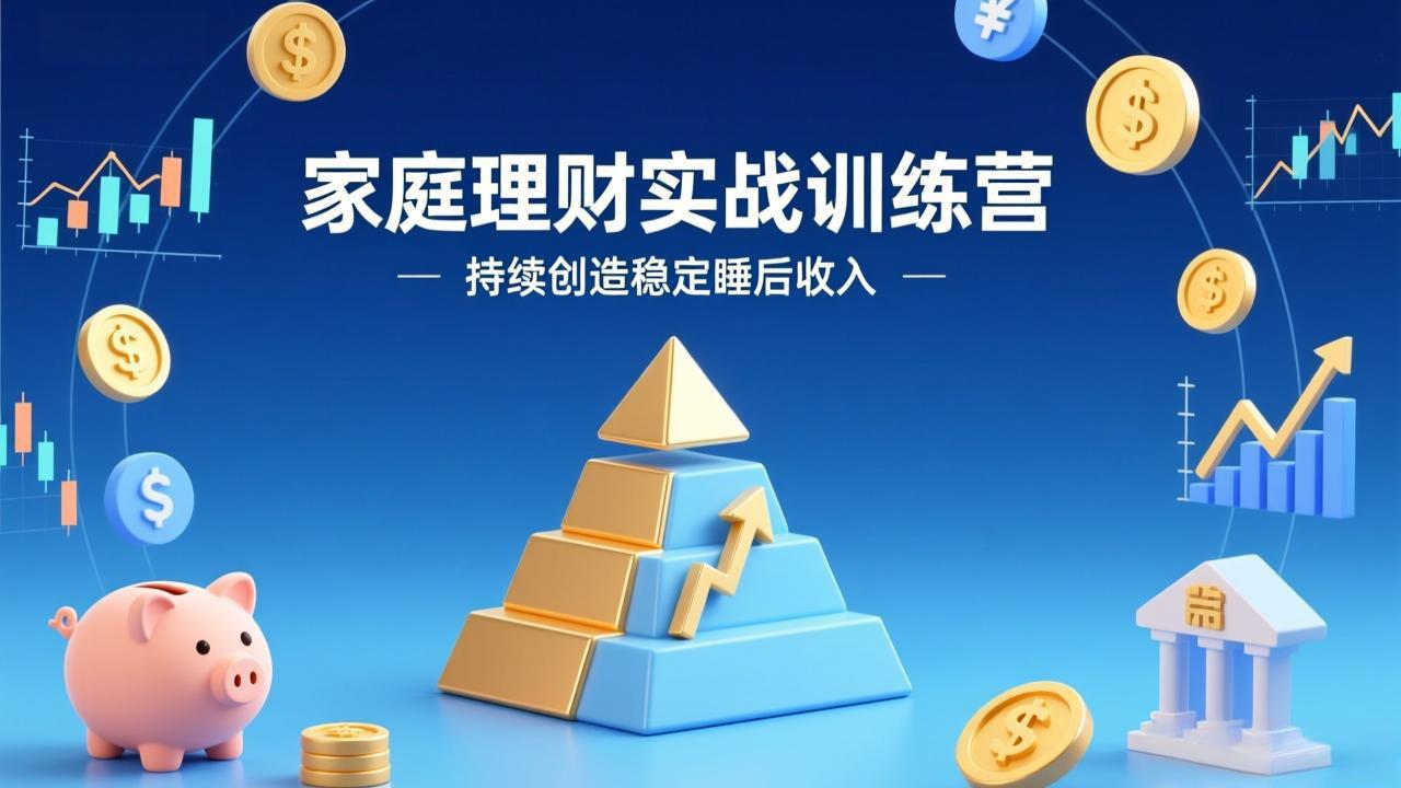 （17486期）家庭理财实战训练营：从0到1建体系，三阶进阶层层递进，助你持续创造稳定睡后收入-悟空知识星球