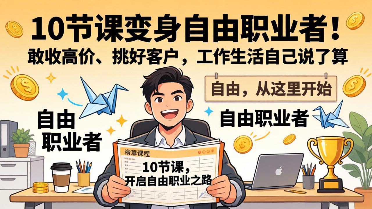 （17663期）10 节课变身自由职业者！敢收高价、挑好客户，工作生活自己说了算-悟空知识星球