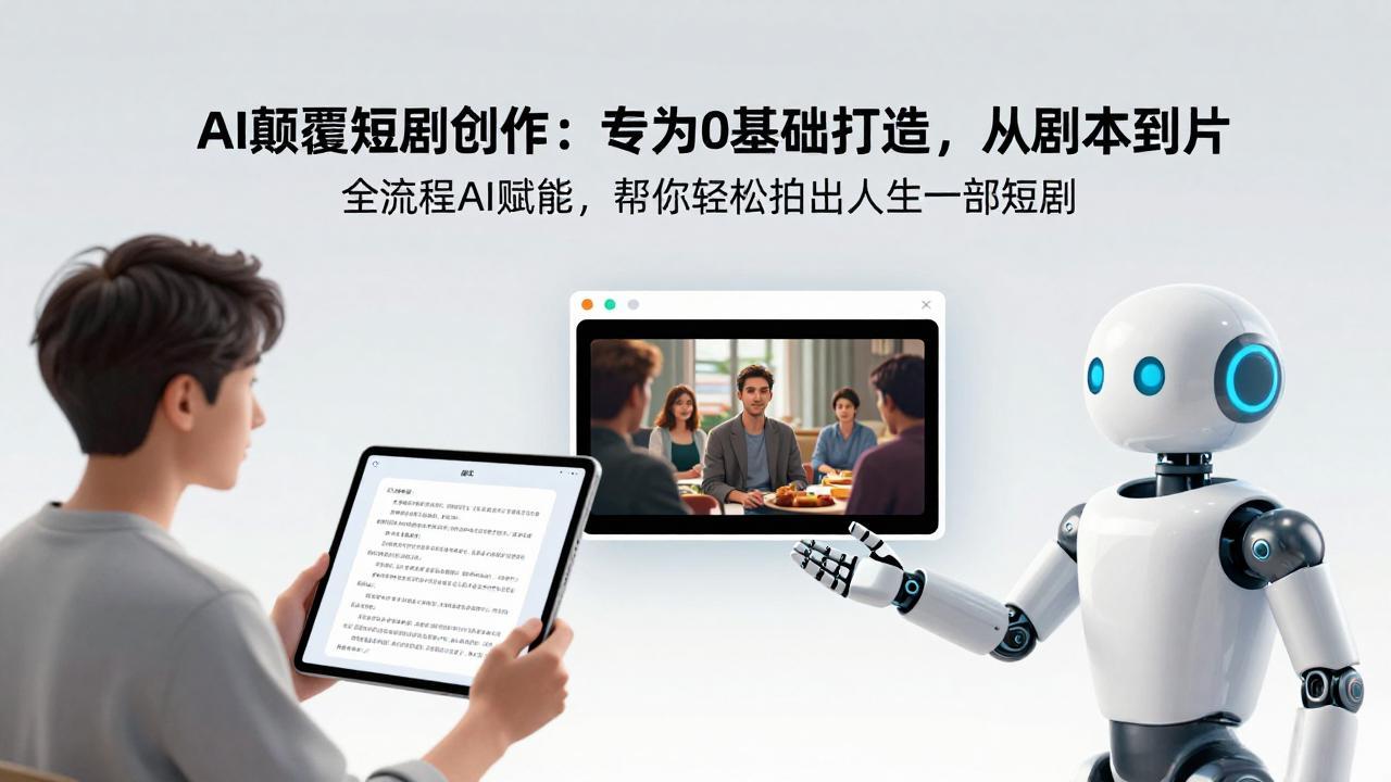 (17564期)AI颠覆短剧创作:专为0基础打造,从剧本到成片全流程AI赋能,帮你轻松拍出人生第一部短剧-悟空知识星球