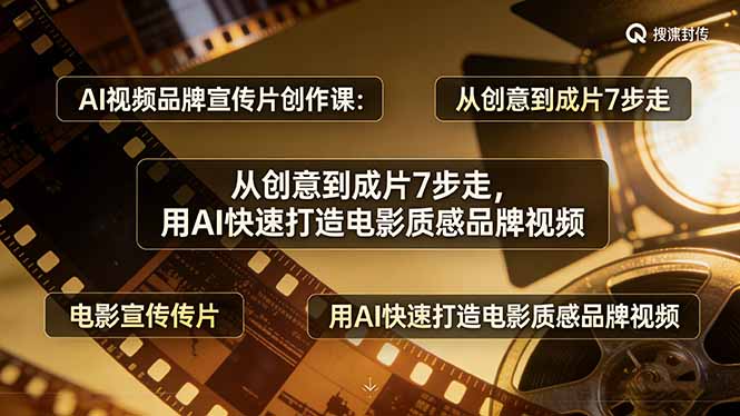 （17697期）AI视频品牌宣传片创作课：从创意到成片7步走，用AI快速打造电影质感品牌视频-悟空知识星球