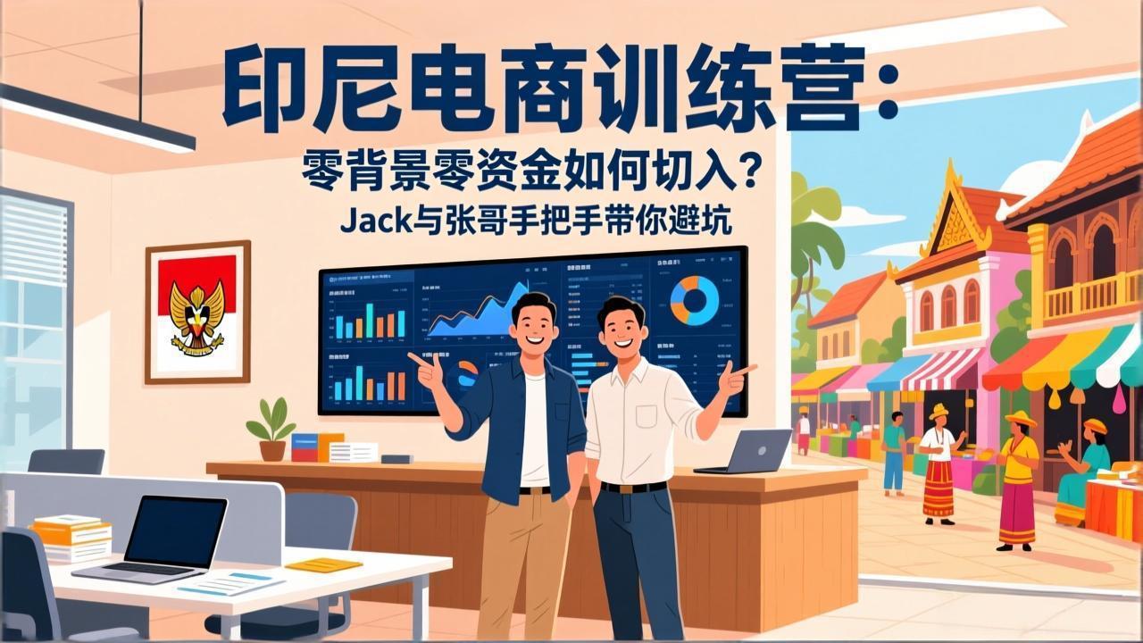 （17533期）印尼电商训练营：零背景零资金如何切入？Jack与张哥手把手带你避坑-悟空知识星球