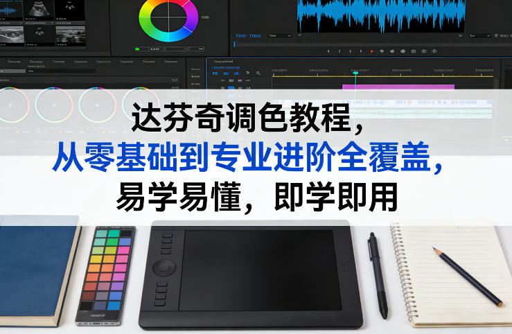 达芬奇调色教程，从零基础到专业进阶全覆盖，易学易懂，即学即用-悟空知识星球