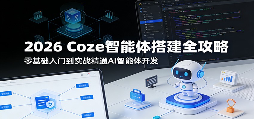 2026 Coze智能体搭建全攻略：零基础入门到实战精通AI智能体开发-悟空知识星球