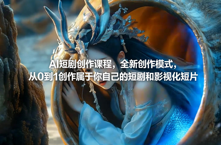 AI短剧创作课程，全新创作模式，从0到1创作属于你自己的短剧和影视化短片-悟空知识星球