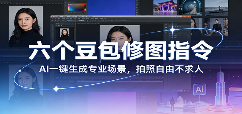 六个豆包修图指令：AI 一键生成专业场景，拍照自由不求人-悟空知识星球