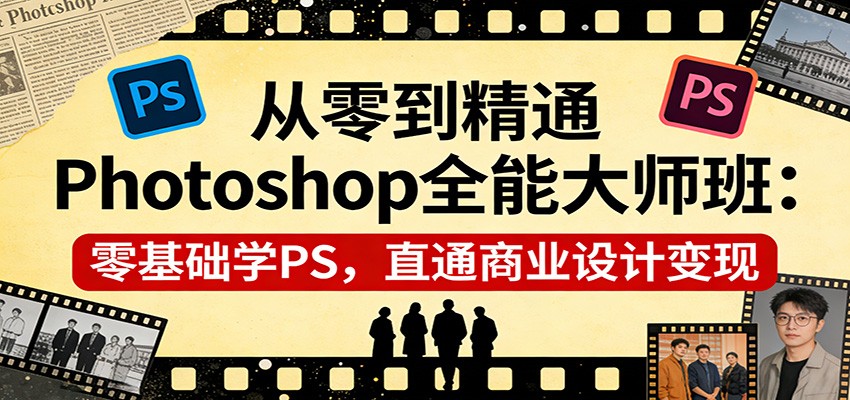 从零到精通Photoshop全能大师班：零基础学PS，直通商业设计变现-悟空知识星球