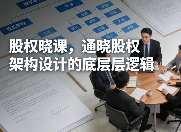 股权晓课，通晓股权架构设计的底层逻辑-悟空知识星球