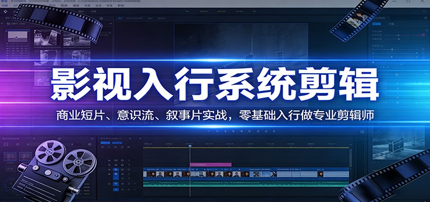 影视系统剪辑，商业短片、意识流、叙事片实战，零基础入行做专业剪辑师-悟空知识星球