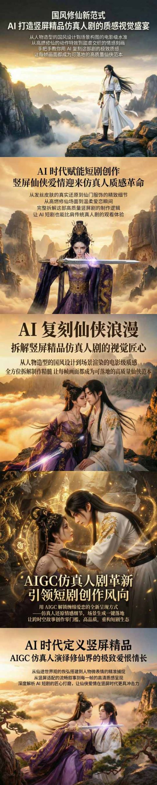 图片[2]-AIGC仿真人《合欢宗》短剧教学，用AIGC解锁缠绵爱恋的全新呈现方式，让跨时空故事创作零门槛、高品质，重构短剧生态-悟空知识星球