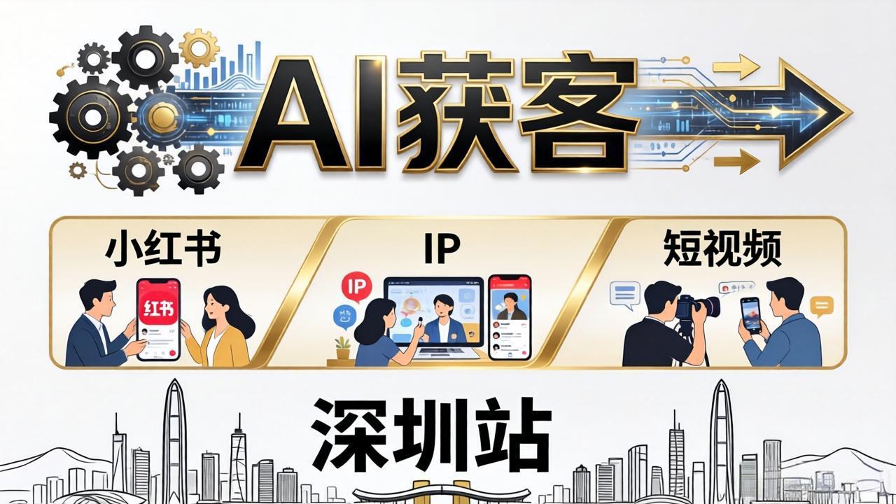 （18226期）2026AI获客大课深圳站：4月17日-19日3天2夜拆透小红书+IP+短视频，老板操盘手必来-悟空知识星球