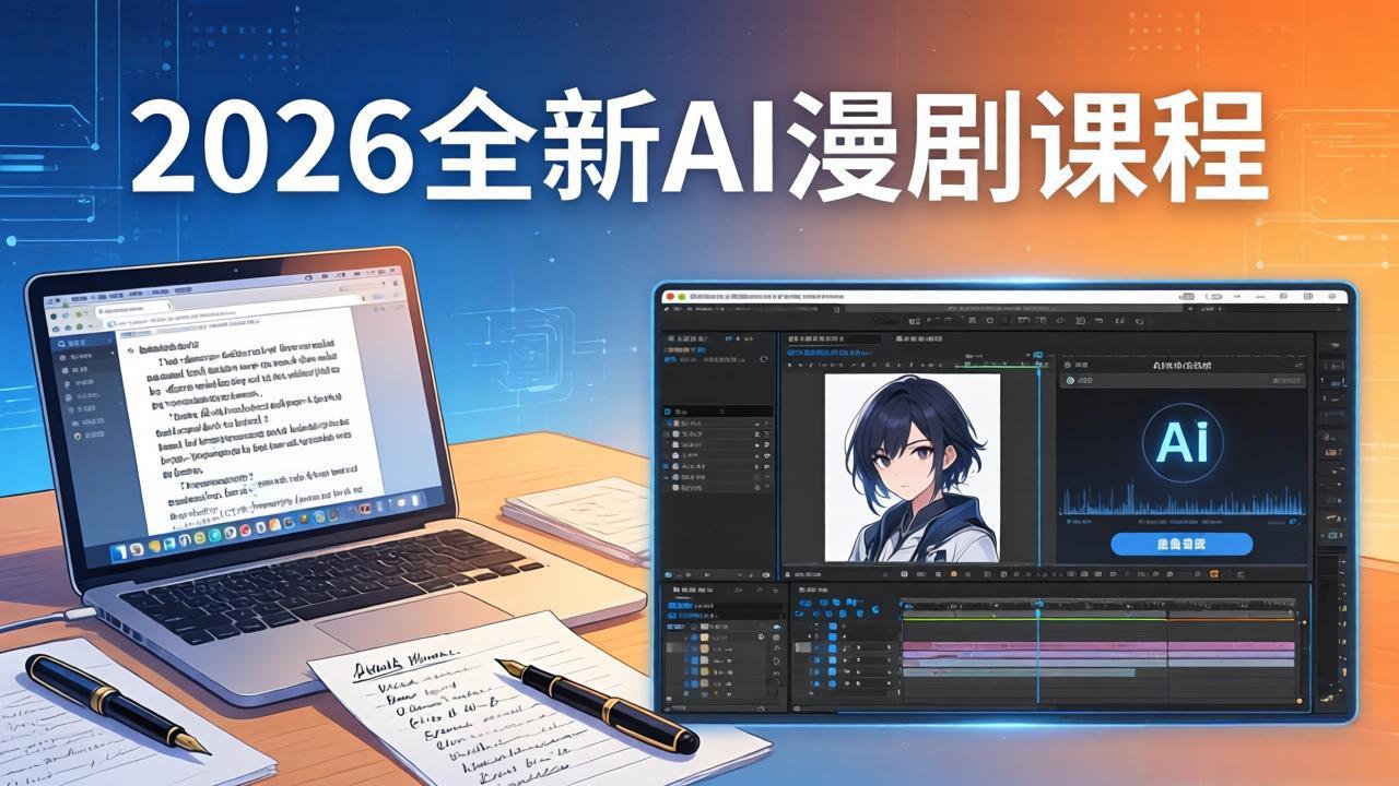 (17893期)2026全新AI漫剧课程:覆盖创作全链路,教你写作分镜剪辑配音一站式打造漫剧作品-悟空知识星球