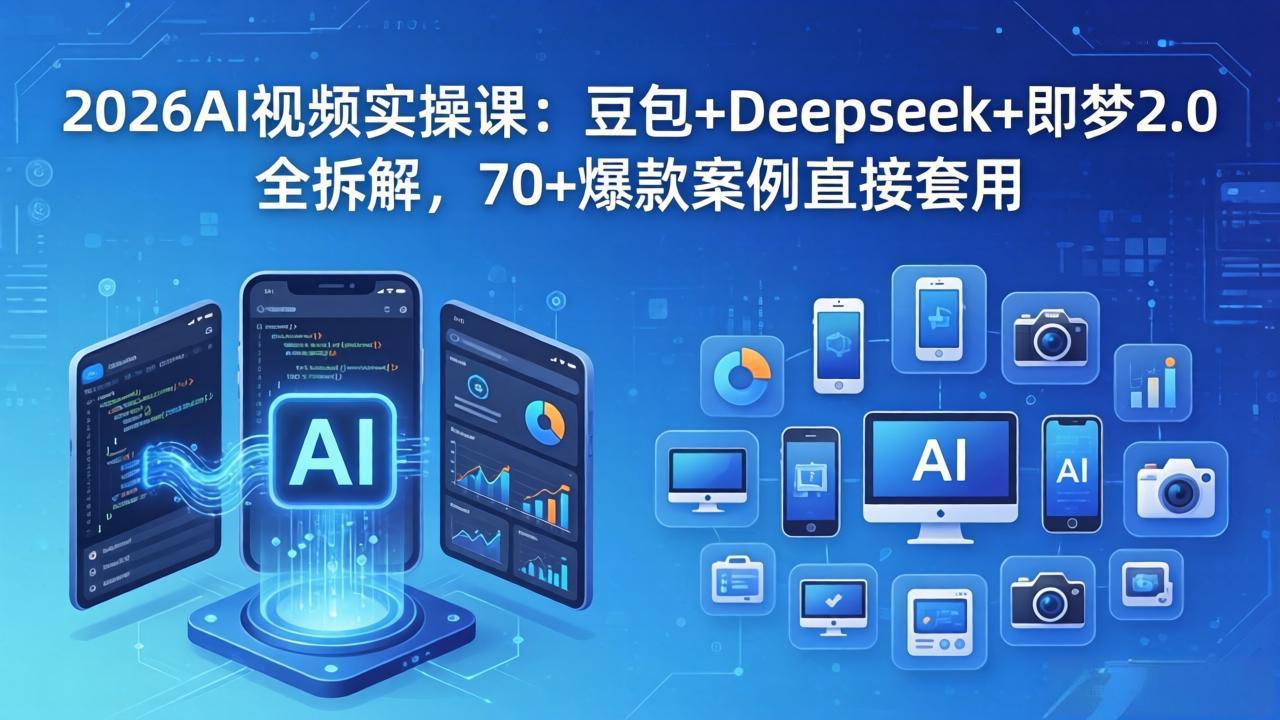 （18263期）2026AI视频实操课：豆包+Deepseek+即梦2.0全拆解，70+爆款案例直接套用-悟空知识星球