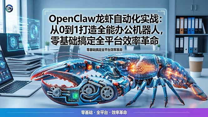 (17996期)OpenClaw龙虾自动化实战:从0到1打造全能办公机器人,零基础搞定全平台效率革命-悟空知识星球