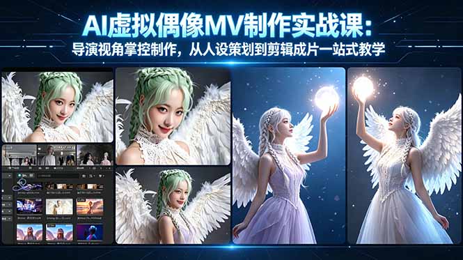 （17962期）AI虚拟偶像MV制作实战教学：导演视角掌控制作，从人设策划到剪辑成片一站式教学-悟空知识星球