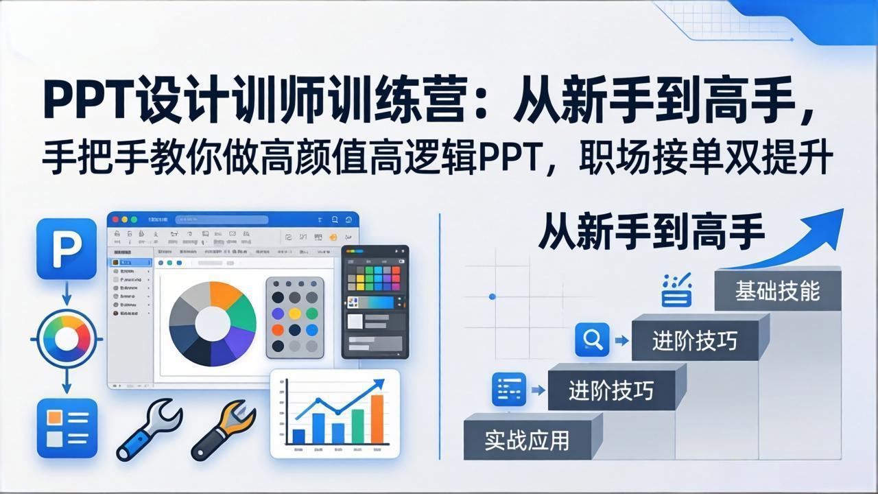 （17886期）PPT设计训师训练营：从新手到高手，手把手教你做高颜值高逻辑PPT，职场接单双提升-悟空知识星球