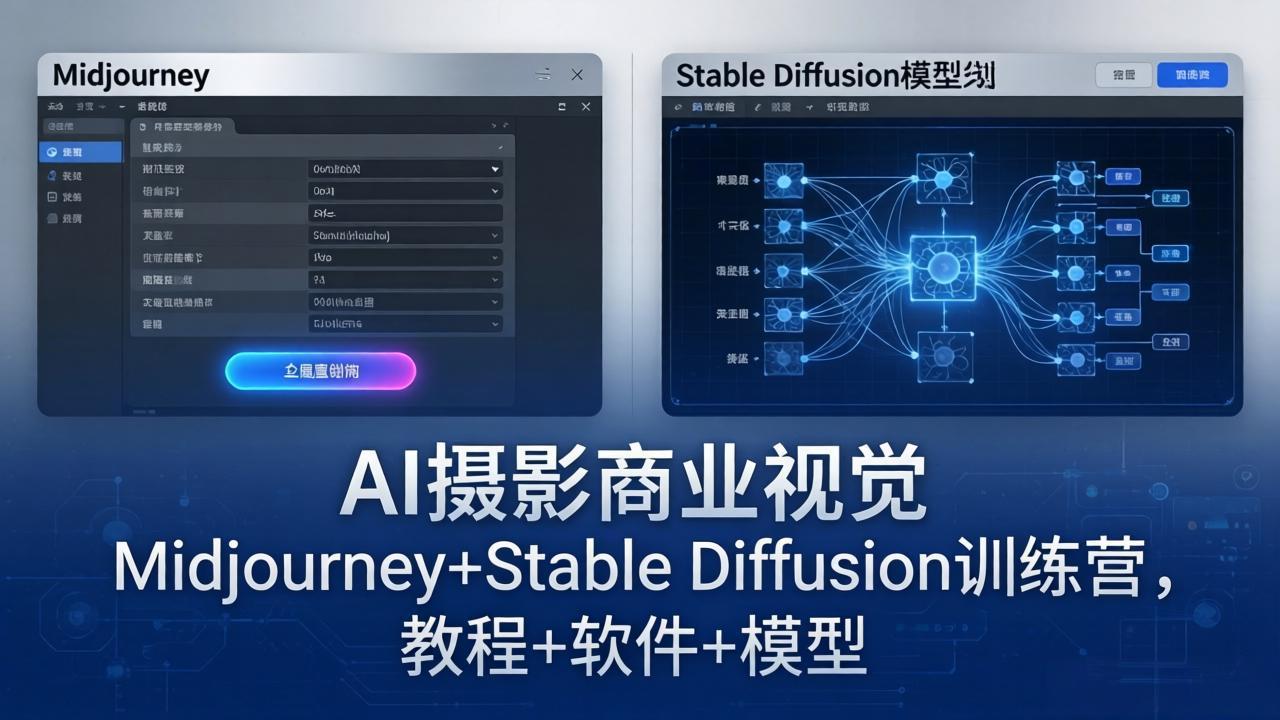 （18271期）AI摄影商业视觉Midjourney+Stable Diffusion训练营，教程+软件+模型-悟空知识星球