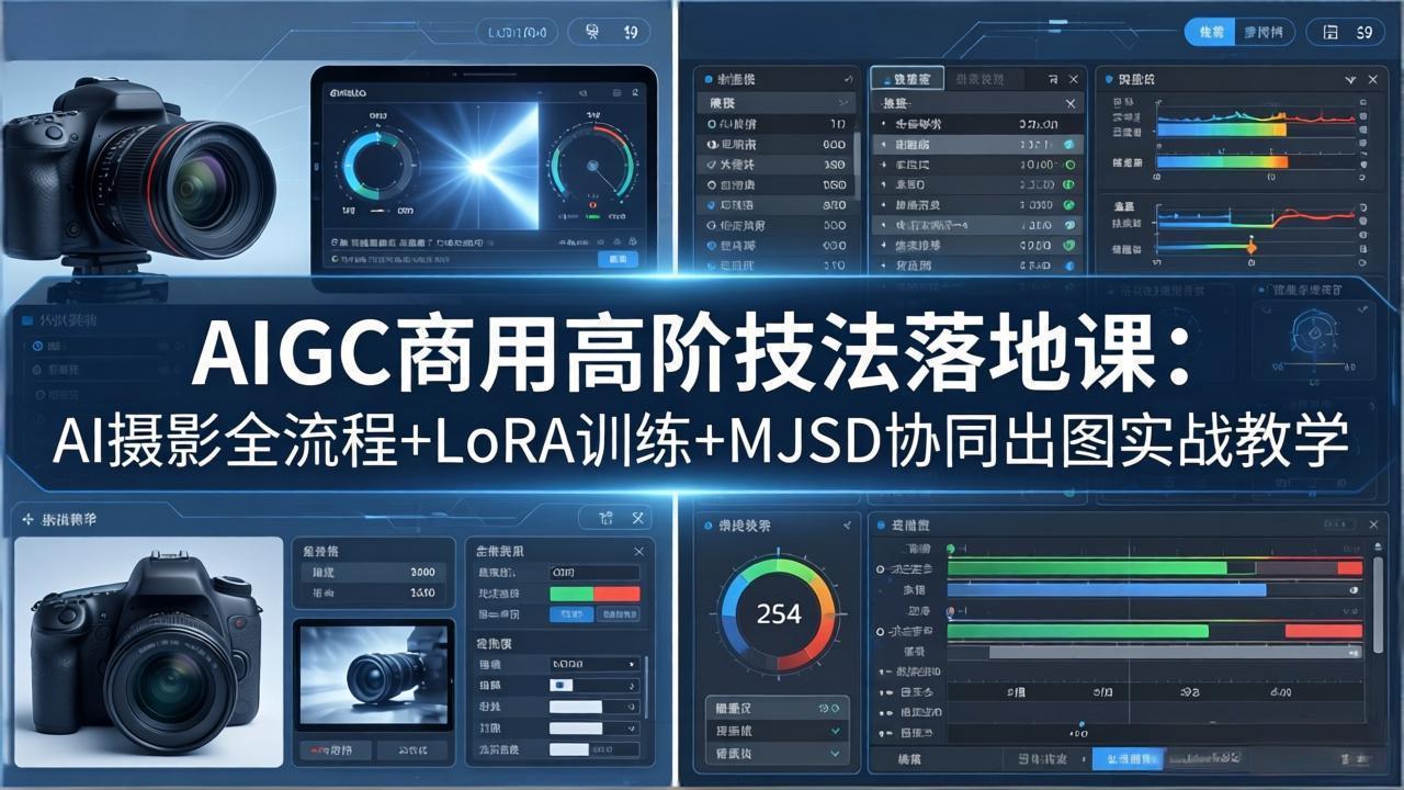 （18254期）AIGC商用高阶技法落地课：AI摄影全流程+LoRA训练+MJSD协同出图实战教学-悟空知识星球