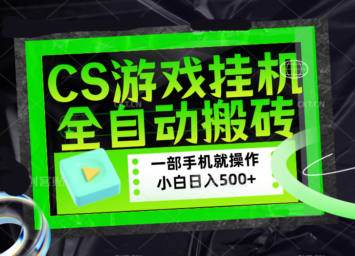 （17876期）CSGO游戏挂机捡漏搬砖，超稳定的项目，带领1000+小白实现日入500+，数据可视频验证-悟空知识星球