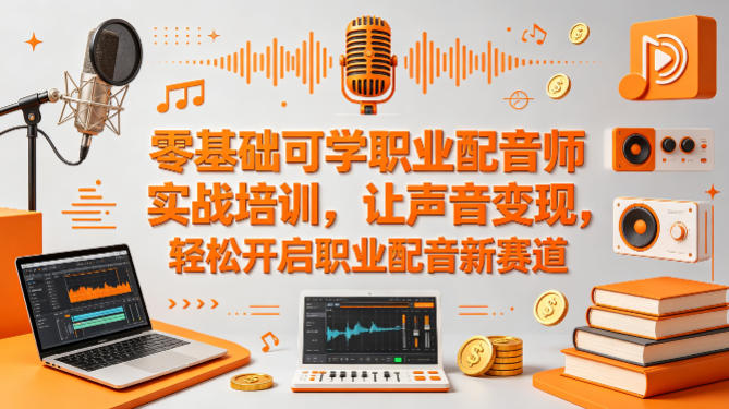 零基础可学职业配音师实战培训，让声音变现，轻松开启职业配音新赛道-悟空知识星球