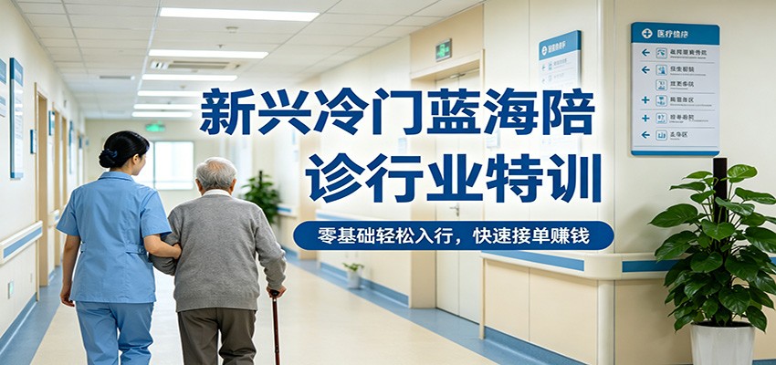 新兴冷门蓝海陪诊行业特训，零基础轻松入行，快速接单赚钱-悟空知识星球