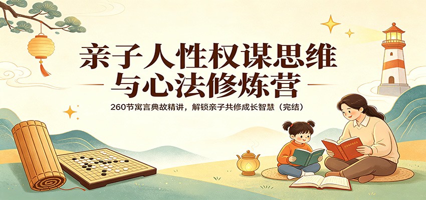亲子人性权谋思维与心法修炼营：260节寓言典故精讲，解锁亲子共修成长智慧（完结）-悟空知识星球
