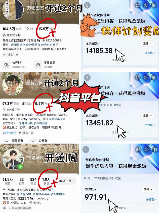 图片[2]-抖音17W粉丝博主亲授AI作图实战教学，0基础轻松学，可入创作者伙伴计划，接单收徒双增收-悟空知识星球