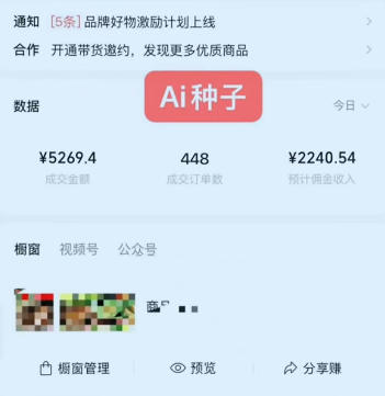 图片[2]-视频号AI种子带货，0粉0保证金就可做，人人能做，实操日入1k+-悟空知识星球