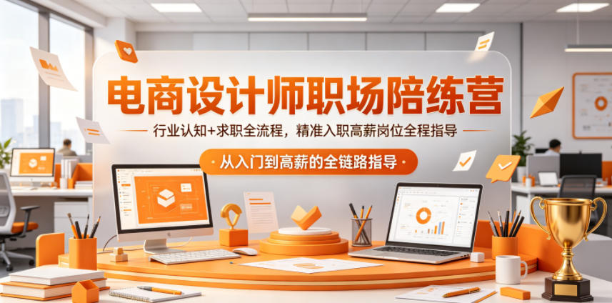 电商设计师职场陪练营，行业认知+求职全流程，精准入职高薪岗位全程指导-悟空知识星球