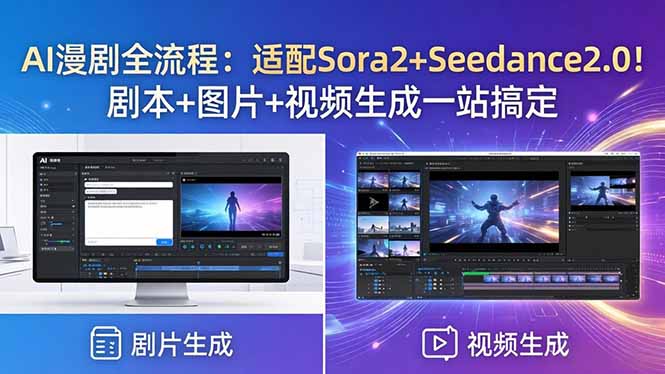 （18400期）AI漫剧全流程：适配Sora2+Seedance2.0！剧本+图片+视频生成一站搞定-悟空知识星球