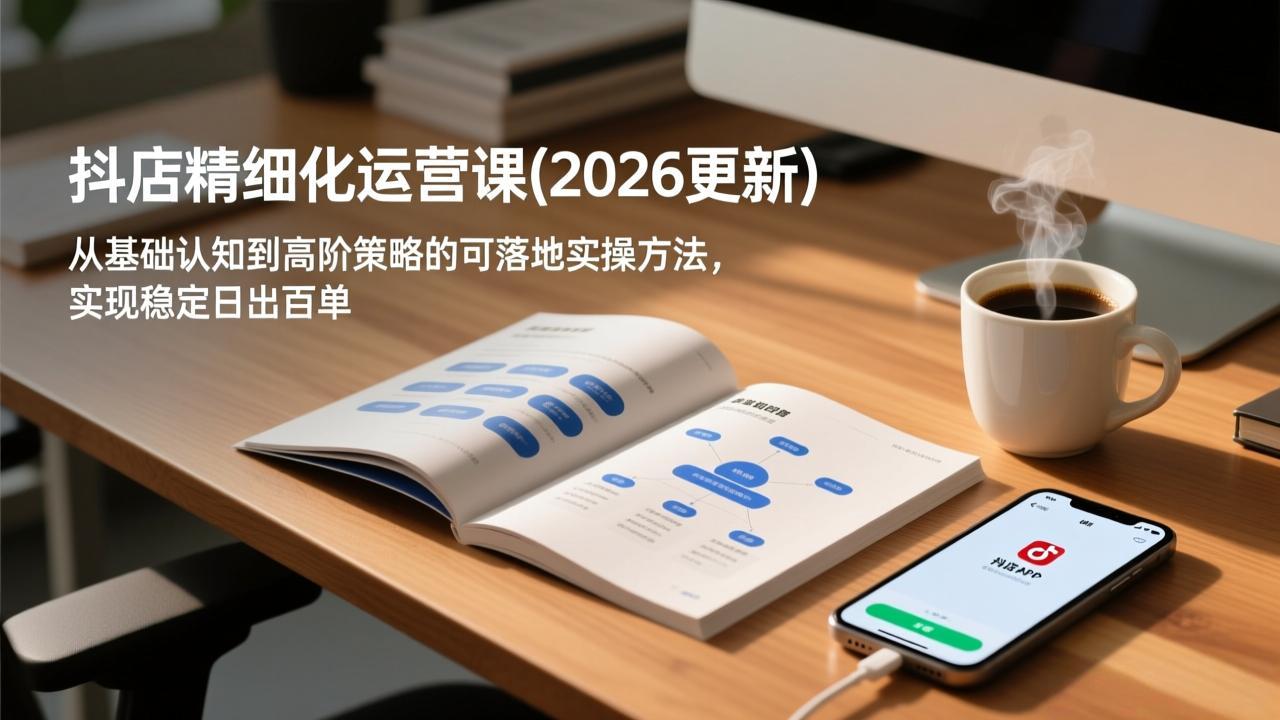 (18421期)抖店精细化运营课(更新5月),从基础认知到高阶策略的可落地实操方法,实现稳定日出百单-悟空知识星球