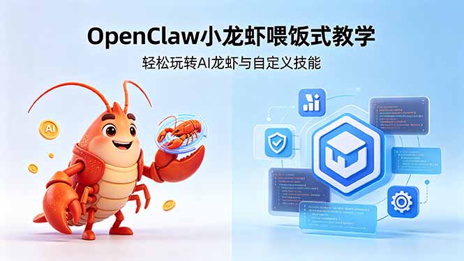 （18566期）不用懂技术！OpenClaw小龙虾喂饭式教学，轻松玩转AI龙虾与自定义技能 (5月22更新)-悟空知识星球