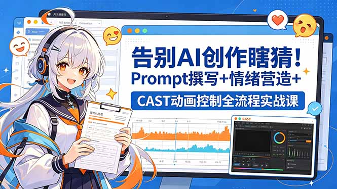 （18473期）告别AI创作瞎猜！Prompt撰写+情绪营造+CAST动画控制全流程实战课-悟空知识星球