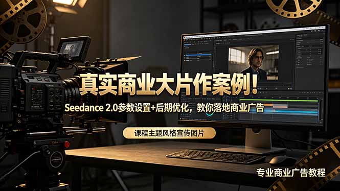 （18484期）真实商业大片作案例！Seedance 2.0参数设置+后期优化，教你落地商业广告-悟空知识星球
