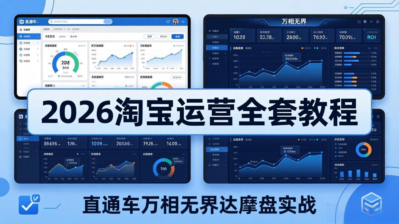 （18308期）2026淘宝运营全套教程(更新5月3日)，直通车万相无界达摩盘实战，从基础到进阶提升流量转化-悟空知识星球