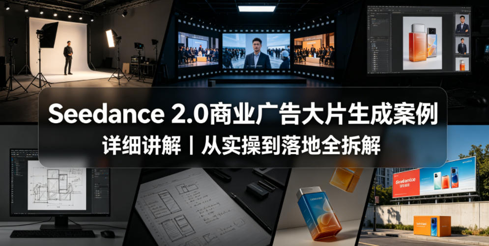 Seedance 2.0商业广告大片生成案例详细讲解｜从实操到落地全拆解-悟空知识星球