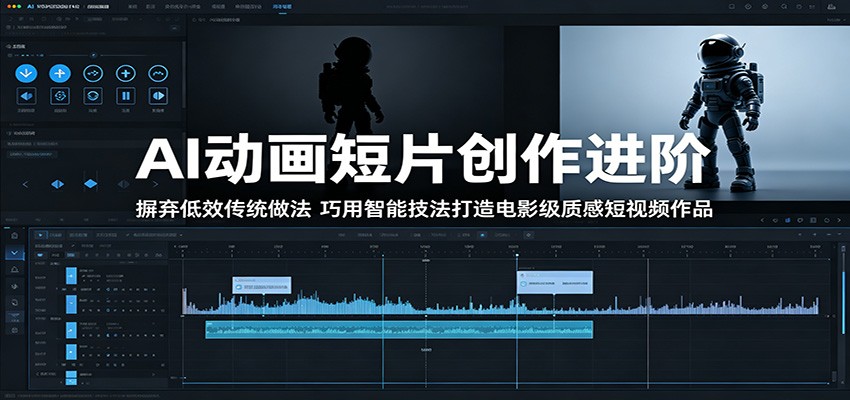 AI动画短片创作进阶：摒弃低效传统做法，巧用智能技法打造电影级质感短视频作品-悟空知识星球