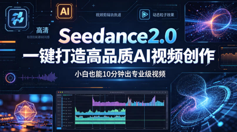 Seedance2.0一键打造高品质AI视频创作，小白也能10分钟出专业级视频-悟空知识星球