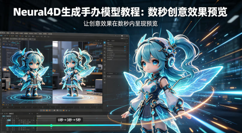Neural4D生成手办模型教程，让创意效果在数秒内呈现预览-悟空知识星球