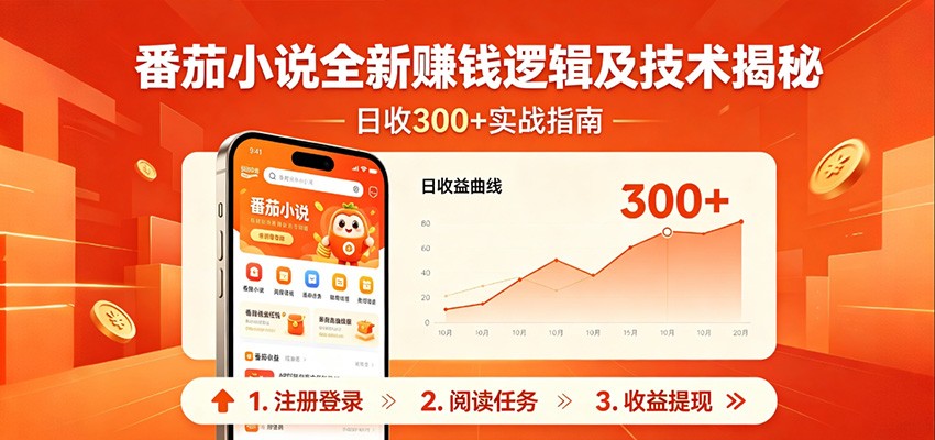番茄小说全新赚钱逻辑及技术日收300+，小白新书皆可做！无脑赚就行了！-悟空知识星球