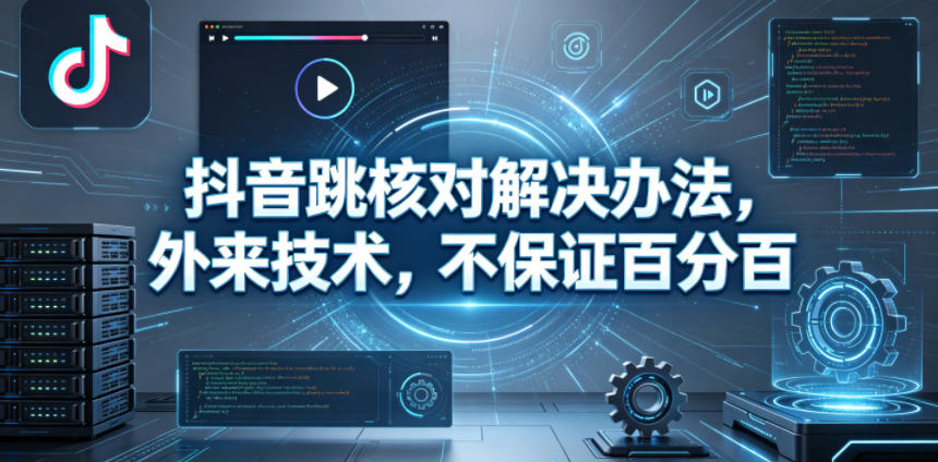 抖音跳核对解决办法,外来技术,不保证百分百-悟空知识星球