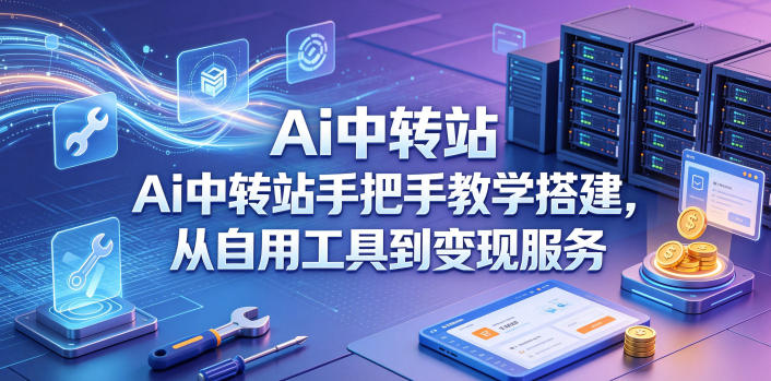 Ai中转站手把手教学搭建,从自用工具到变现服务-悟空知识星球
