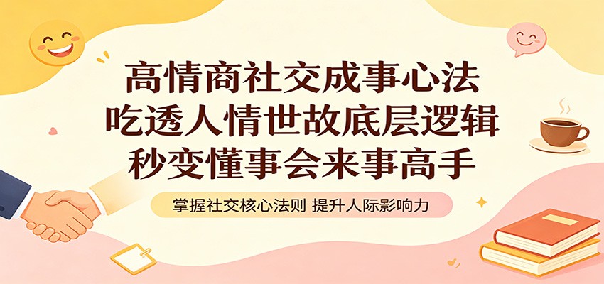 高情商社交成事心法：吃透人情世故底层逻辑，秒变懂事会来事高手-悟空知识星球